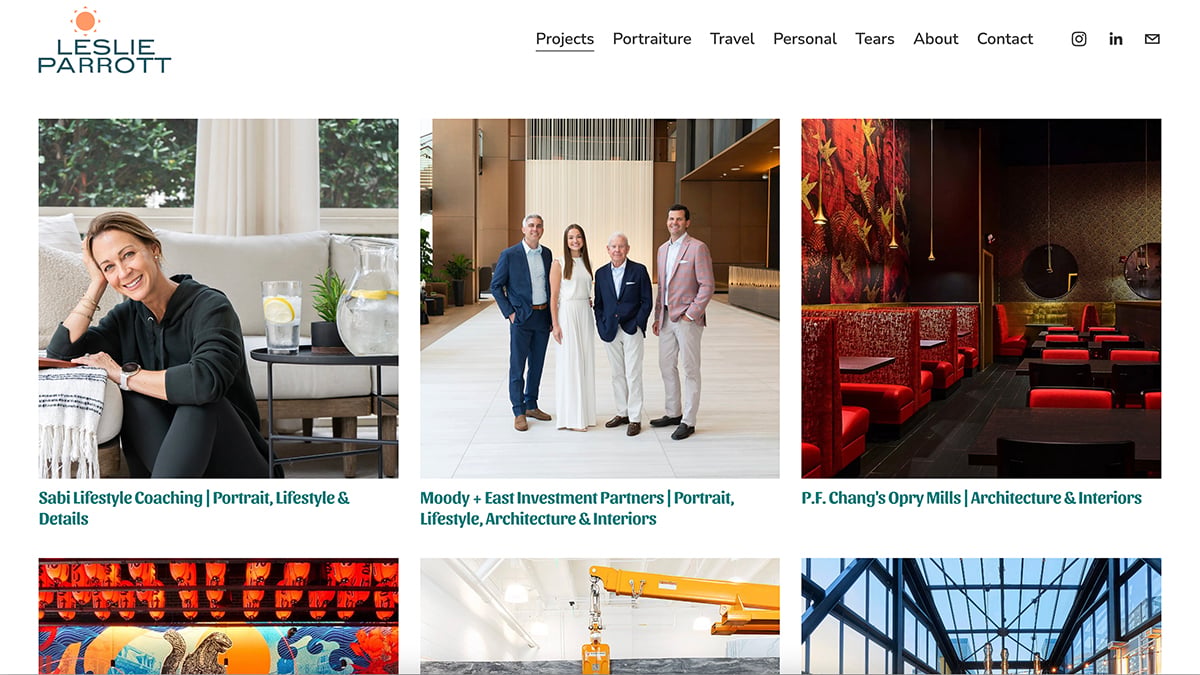 Leslie Parrott's portfolio