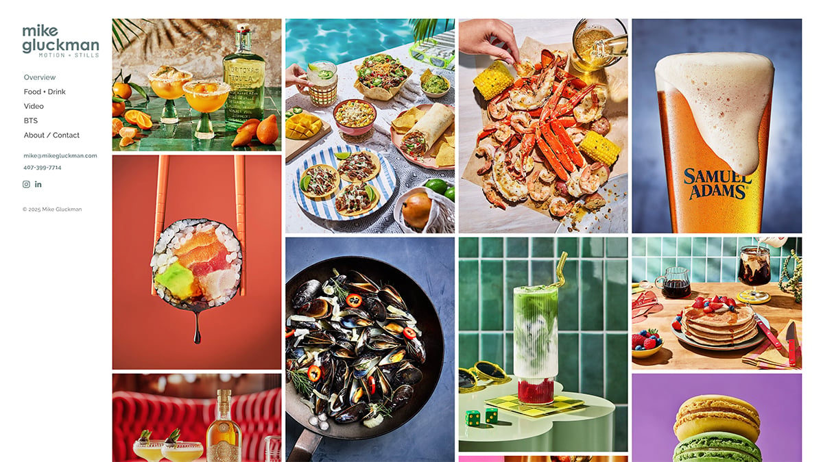 Mike Gluckman's portfolio