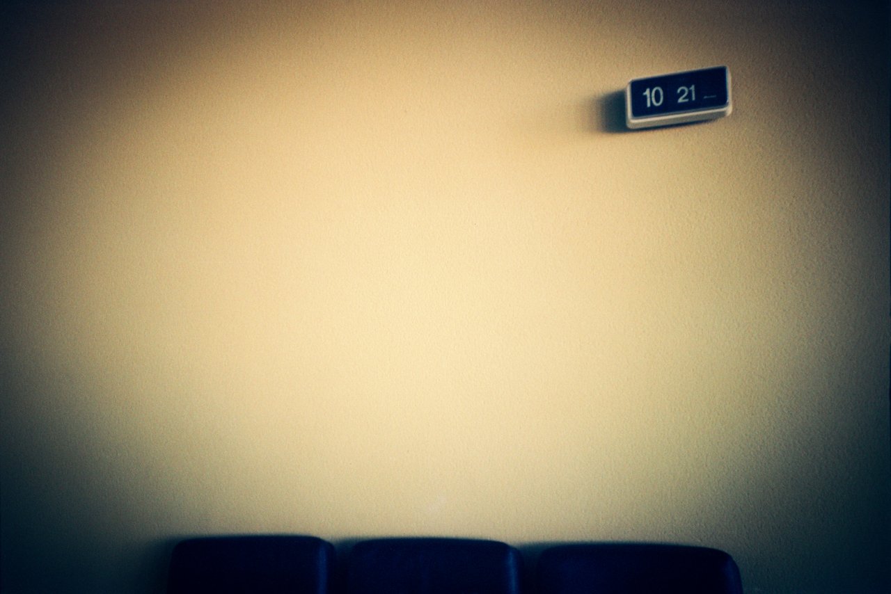 20+ years ago, my first job in the photo world landed me in a war zone, and one day I ended up walking around Baghdad International Airport (formerly Saddam International Airport, btw) totally alone. Every clock I ran across had a different time on it. Very weird.