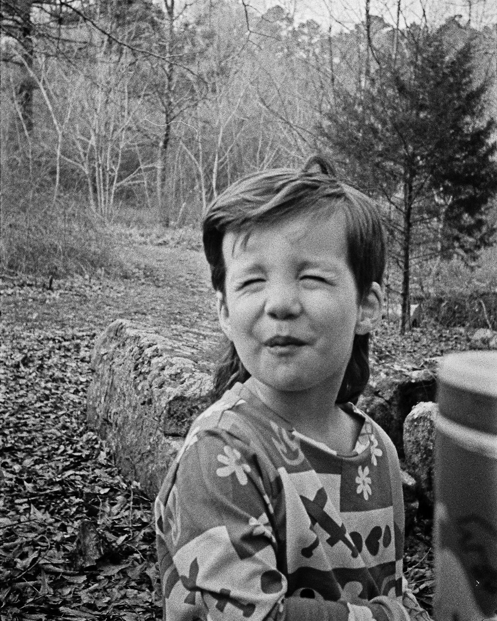 This kid rules so hard. Fun fact, this is minutes before he fell off the bench and clambered into my wife’s arms for the comfort only she can give him. Then he rode on my shoulders for the return hike. (He was fine, just tired)