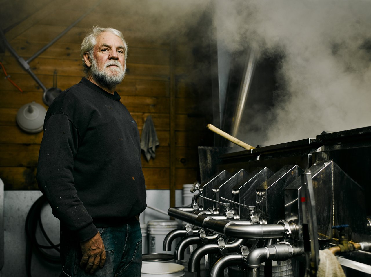 Vermont apple cider making, Willis Wood