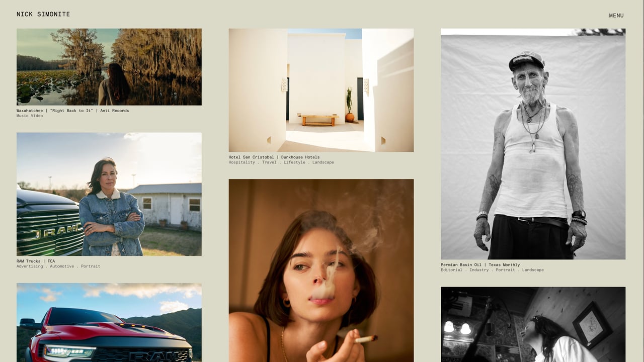 Nick Simonite's portfolio